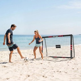 SPORTNOW Bramka do ogrodu 1,8 x 1,2 m dla młodzieży i dorosłych, solidna bramka outdoor z siatką, wyściółką, kotwami ziemnymi | Aosom PL
