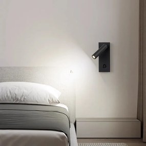 Kinkiet lampa wisząca LED punktowa metalowa AT82-1KL-Black