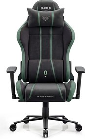 Fotel gamingowy materiałowy Diablo X-One 2.0 Normal Size, Forest Green