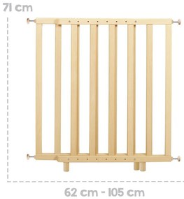 Bramka ochronna dla dzieci w naturalnym kolorze – Roba