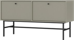 Szafka RTV TORINO - Zielony / Wysokość 62.5 cm / 120,6 cm / Bez szuflad