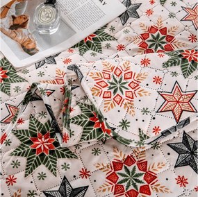 Narzuta na łóżko CHRISTMAS STAR, kolorowy Rozmiar: 220 x 240 cm