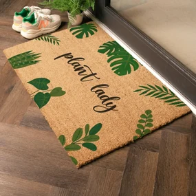 Wycieraczka z włókna kokosowego 60x90 cm Plant Lady – Artsy Doormats