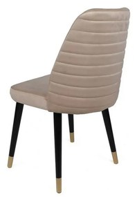 Zestaw krzeseł do jadalni Hugo Cream and Black, 2szt.