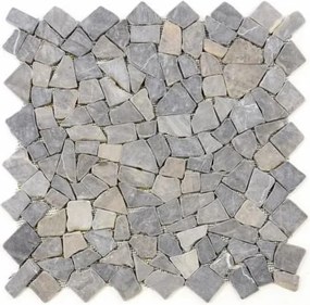Mozaika marmurowa DIVERO na siatce szary 50 x 50 cm