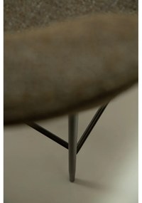 Tapicerowany hoker w kolorze khaki (wysokość siedziska 67,5 cm) Glam – DAN-FORM Denmark