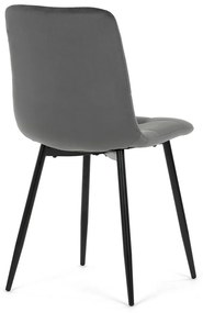 Zestaw krzeseł do jadalni CT-281 GREY4, 4 szt.