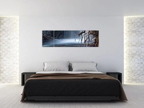 Obraz zimowej laguny (170x50 cm)