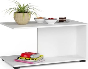 Stolik kawowy AKORD MARGO Biały 90 cm kolor Biały mat 90x50x45 cm