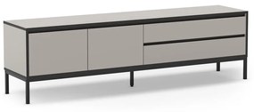 Szarobeżowa szafka pod TV 180x55 cm Lorenza – Marckeric