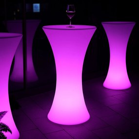 Podświetlany taboret LED, 40 x 40 x 40 cm