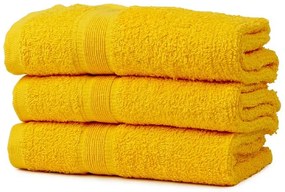 Ręcznik SOFT 50x90 cm żółty, 100% bawełna