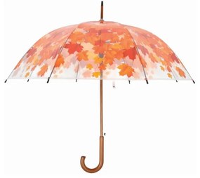 Przezroczysty parasol Esschert Design Ambiance Birdcage Fall Leaves, ⌀ 93 cm