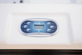 JACUZZI OGRODOWE PREMIUM WANNA  SPA 5-OSOBOWA WHITE OBUDOWA BROWN 195x195 CM