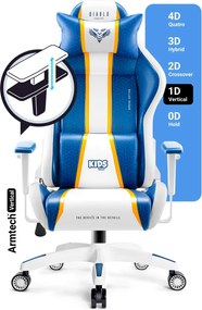 Fotel gamingowy Diablo X-One 2.0 King Size Aqua Blue Edition