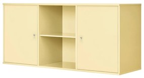 Jasnożółta niska komoda wisząca 133x61 cm Mistral – Hammel Furniture