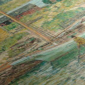 Obraz - Childe Hassam, Oyster Sloop, Cos Cob, reprodukcje (125x70 cm)