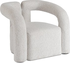 Szary designerski fotel do salonu w stylu nowoczesnym C2-B78