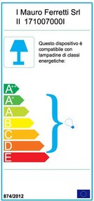 Czarna lampa stołowa z metalowym kloszem (wysokość 40 cm) World Industry – Mauro Ferretti