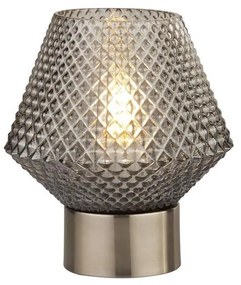 Searchlight EU60754SM - Lampa stołowa AVIA 1xE27/7W/230V