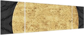 Obraz - Złota struktura N⁰2 (170x50 cm)