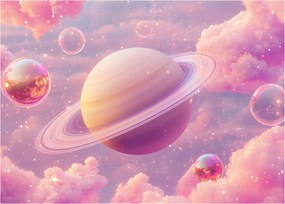 Obraz - Różowa planeta (70x50 cm)