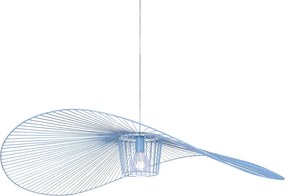 Wisząca lampa druciana kapelusz niebieska G8-L45