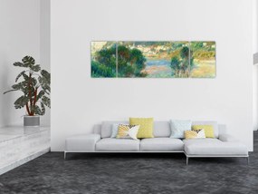 Obraz - Auguste Renoir, View of Monte Carlo from Cap Martin, reprodukcje (170x50 cm)