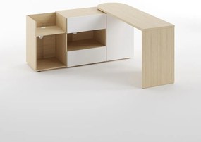 Biurko z blatem w dekorze dębu 48x159 cm Tango – TemaHome