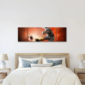 Obraz - Piłkarz (170x50 cm)