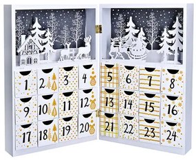 Solight LED kalendarz adwentowy Książka, 8x LED, 40 x 30 cm, 2x AAA