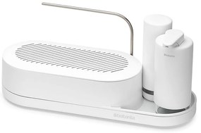 Biały plastikowy stojak na akcesoria do mycia naczyń SinkStyle – Brabantia