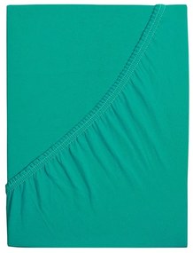 4Home prześcieradło jersey Ideal zielony turkus, 100 x 200 cm, 100 x 200 cm