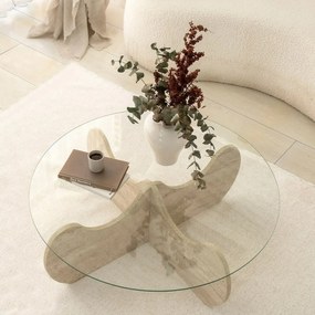 Stolik konferencyjny Hima Travertine