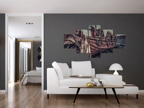 Obraz - Wojownik wikingów (125x70 cm)