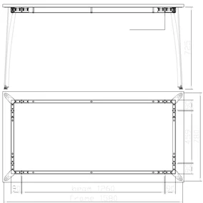 Stół konferencyjny PRIMO OMEGA, 1600 x 800 mm, podstawa biała, orzech