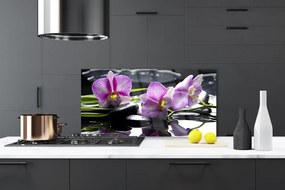 Panel nad blat kuchenny Biała Orchidea Na Płótnie