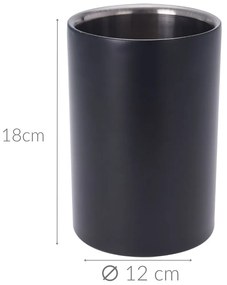 Stojak na wino COOLER, stal nierdzewna, 18 cm