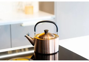 Czajnik ze stali nierdzewnej w kolorze miedzi 1,5 l Diamante – Vialli Design