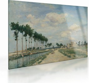 Obraz na szkle - Johan Barthold Jongkind, The Towpath, reprodukcje (70x50 cm)