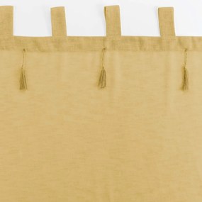 Żółta firanka 140x240 cm Dalila – douceur d'intérieur
