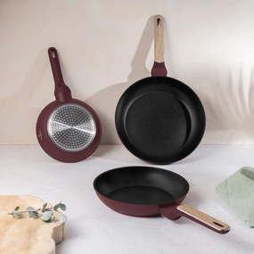 BerlingerHaus Zestaw patelni z powłoką tytanowąLeonardo Nordic, 3 szt.