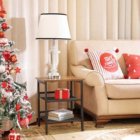 Brązowy stolik pomocniczy TAYLOR