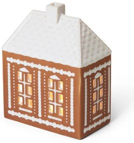 Kamionkowy świecznik na świeczkę typu tealight Gingerbread Lighthouse – Kähler Design