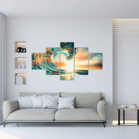 Obraz - Fala (125x70 cm)