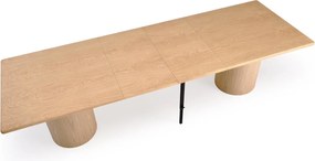 Rozkładany stół do jadalni Everest Halmar z naturalnym wykończeniem