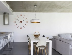 Zegar ścienny naklejany duży nowoczesny akrylowy na ścianę do salonu loft