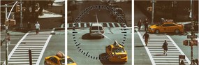 Obraz - New York (z zegarem) (90x30 cm)