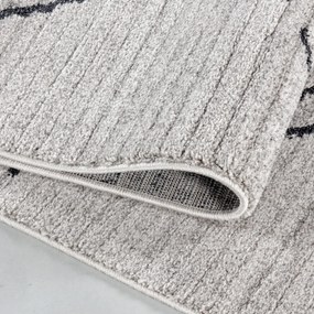 Dywan poliestrowy Berber rustykalny beżowy 240 cm x 340 cm