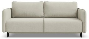 Beżowa rozkładana/ze schowkiem sofa 226 cm Luana – Makamii